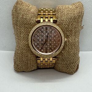 Michael Kors Darci MK3399 Womens Rose Gold Analog Dial Quartz Wrist Watch JNA408